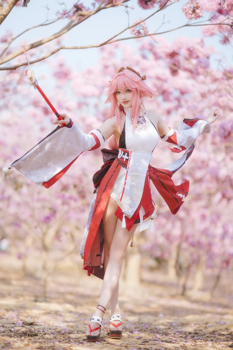 《原神 八重神子》｜瓜希酱 · 20张写真