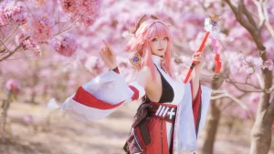 《原神 八重神子》｜瓜希酱 · 20张写真