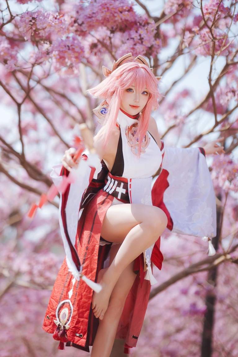 《原神 八重神子》｜瓜希酱 · 20张写真