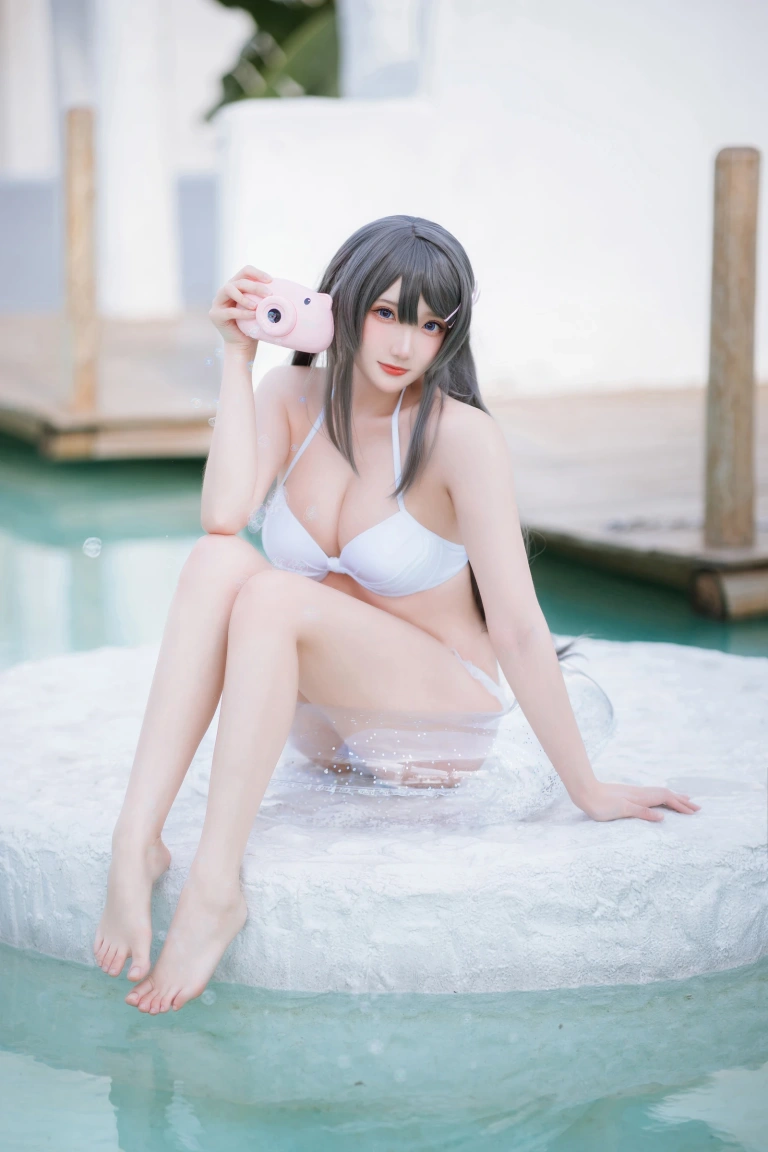 《樱岛麻衣 泳装》｜瓜希酱 · 28张写真