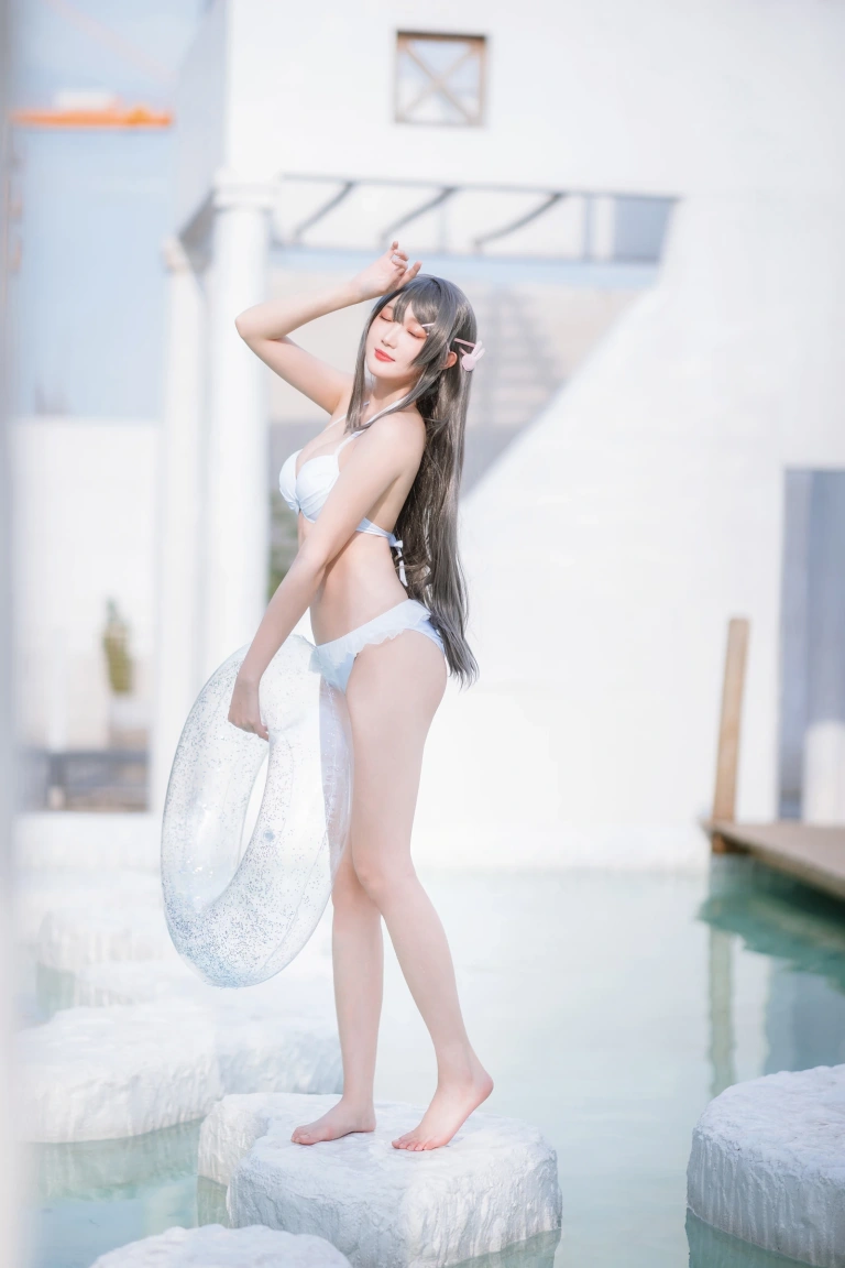 《樱岛麻衣 泳装》｜瓜希酱 · 28张写真