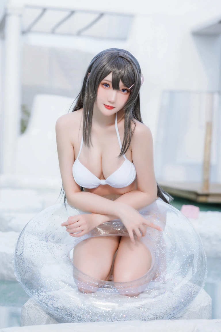 《樱岛麻衣 泳装》｜瓜希酱 · 28张写真