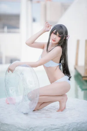 《樱岛麻衣 泳装》｜瓜希酱 · 28张写真