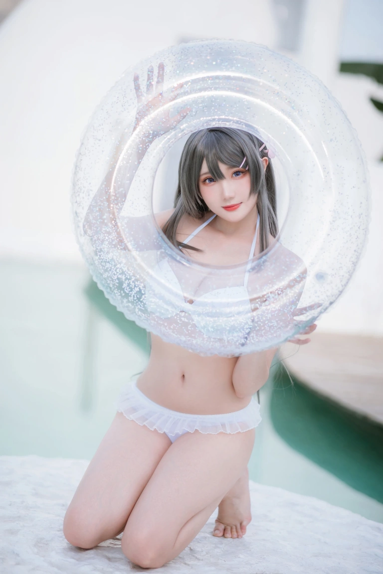 《樱岛麻衣 泳装》｜瓜希酱 · 28张写真