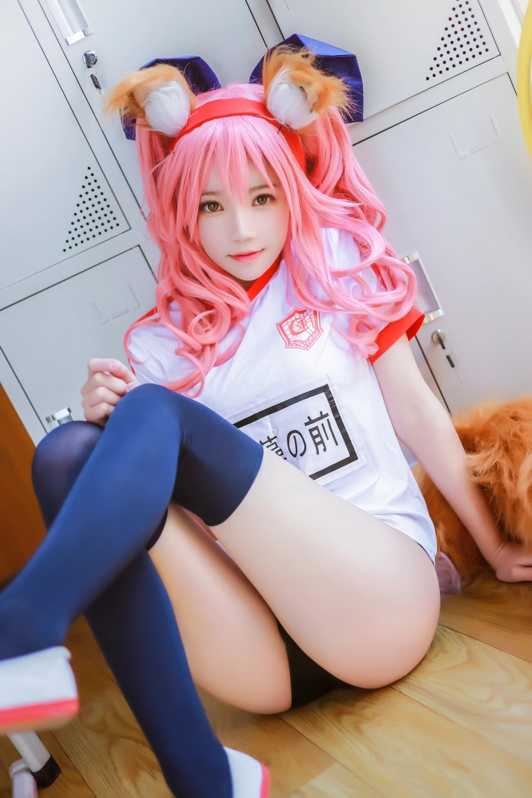 《玉藻前体操服》｜桜桃喵 · 31张写真