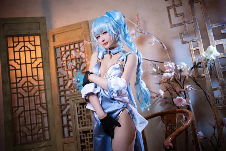 《《秘密花园》 PA15翠雀媚》｜星之迟迟 · 14张写真