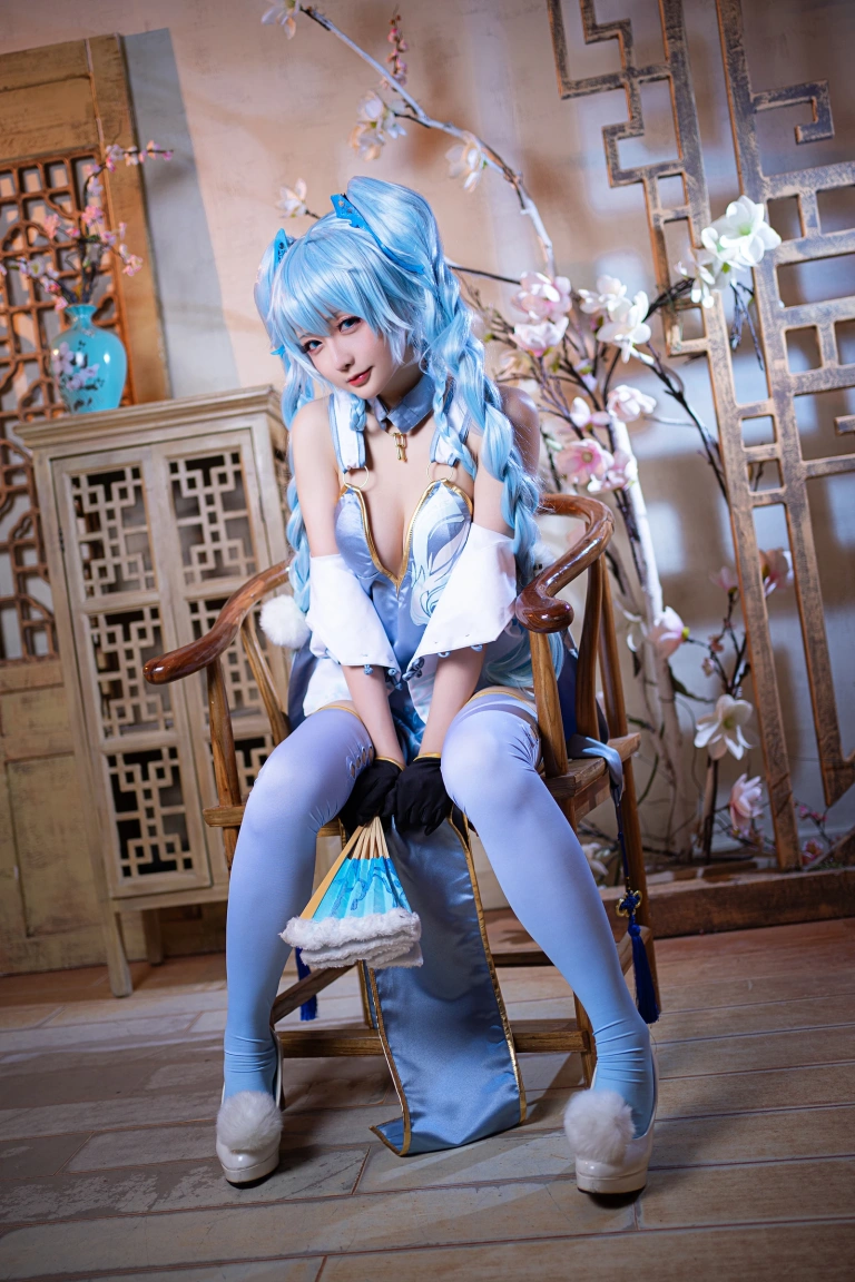《《秘密花园》 PA15翠雀媚》｜星之迟迟 · 14张写真