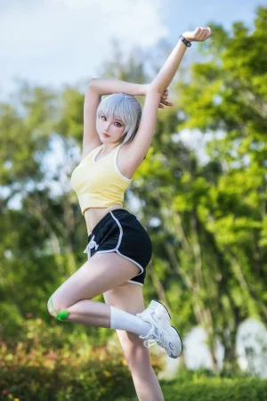《灵笼 白月魁运动服》｜瓜希酱 · 15张写真