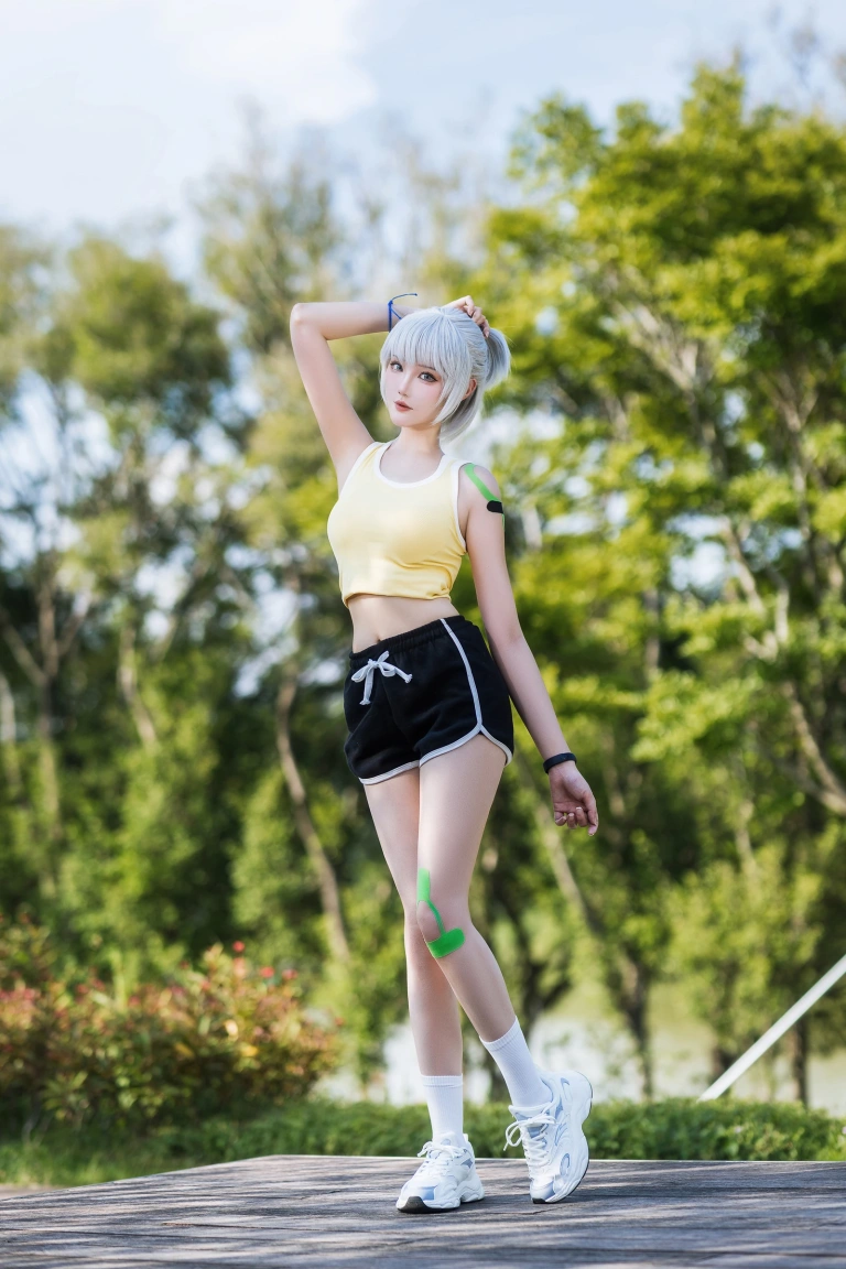 《灵笼 白月魁运动服》｜瓜希酱 · 15张写真