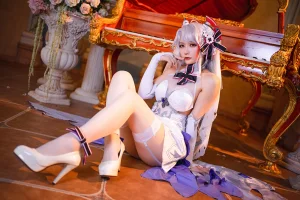 《《秘密花园》 欧根婚纱》｜星之迟迟 · 20张写真