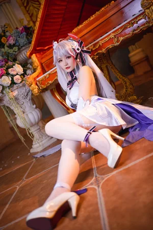 《《秘密花园》 欧根婚纱》｜星之迟迟 · 20张写真