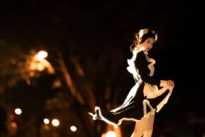 《长裙妹抖（夜）》｜桜桃喵 · 19张写真