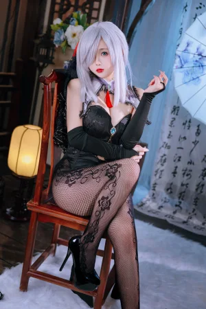 《2023.12月月刊 赠送 申鹤旗袍》｜日奈娇(椎名莜) · 22张写真