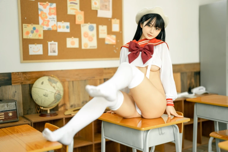 《JK学妹》｜桜井宁宁 · 88张写真