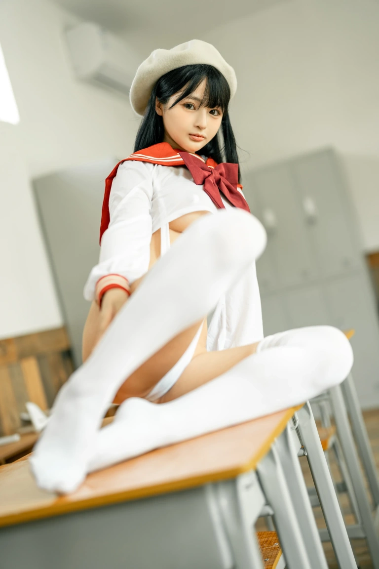 《JK学妹》｜桜井宁宁 · 88张写真