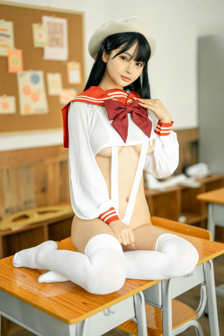《JK学妹》｜桜井宁宁 · 88张写真