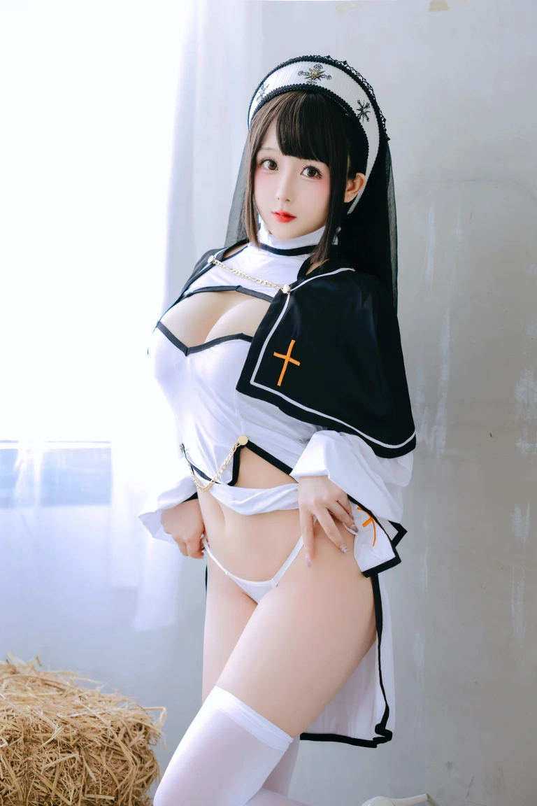 《2024.1月月刊 圣洁修女》｜日奈娇(椎名莜) · 110张写真