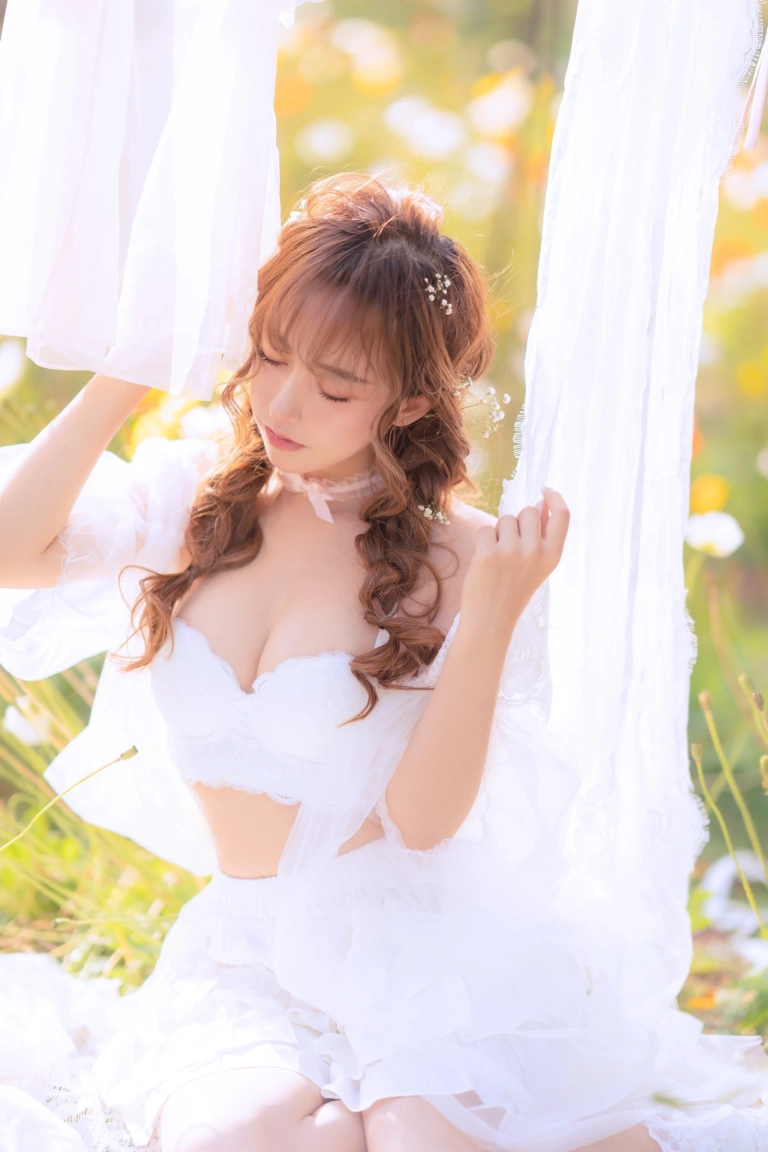 《夏日限定 晒衣服》｜过期米线线喵 · 41张写真
