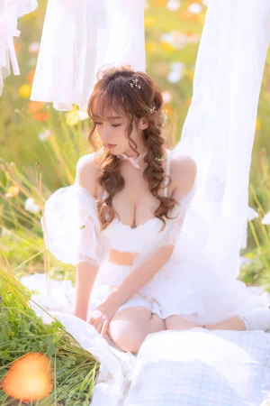 《夏日限定 晒衣服》｜过期米线线喵 · 41张写真