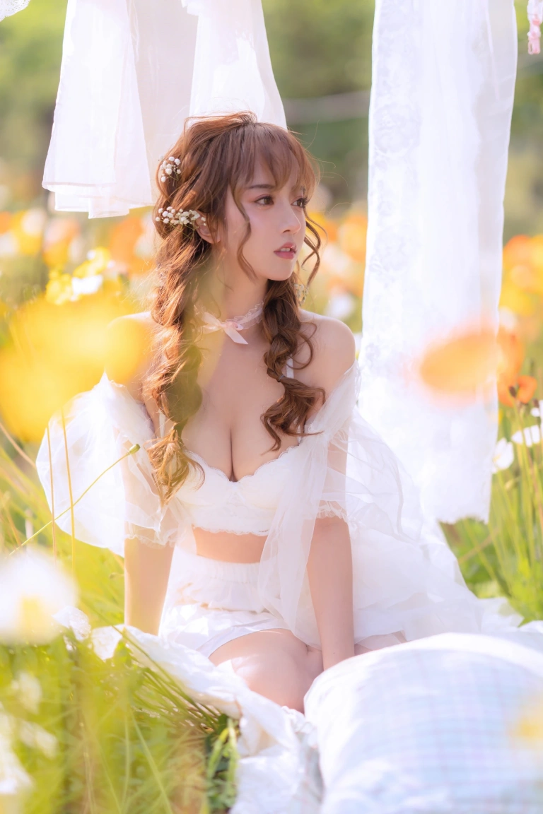 《夏日限定 晒衣服》｜过期米线线喵 · 41张写真