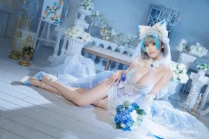 《柴郡花嫁》｜蜜汁猫裘 · 125张写真、2 个视频
