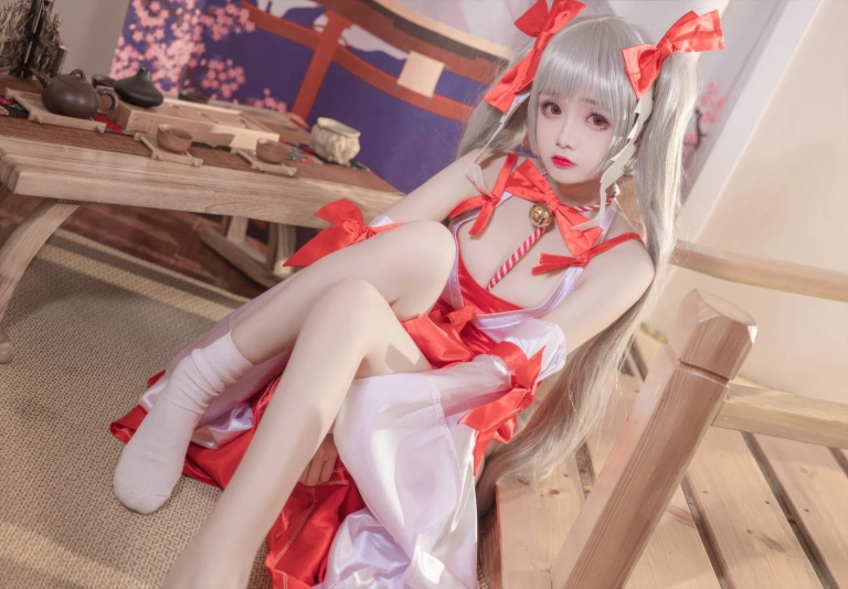 《碧蓝航线 可畏巫女》｜日奈娇(椎名莜) · 41张写真