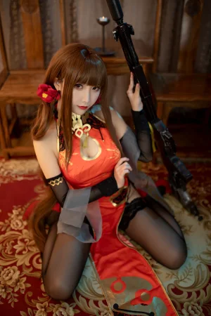 《DSR50 红牡丹》｜面饼仙儿 · 34张写真