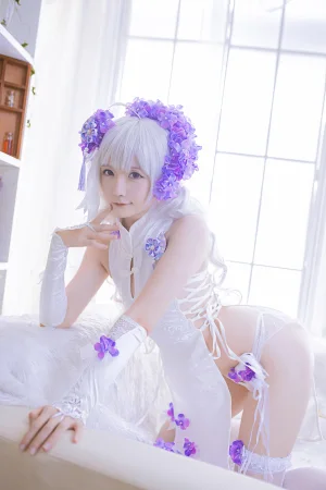 《《花鸟风月》 花与旗袍 白》｜星之迟迟 · 20张写真