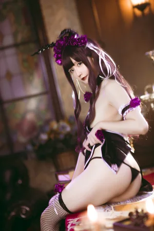 《《花鸟风月》 花与旗袍 紫》｜星之迟迟 · 20张写真
