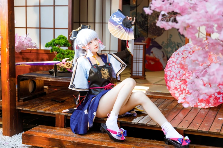 《神里绫华》｜桜桃喵 · 34张写真