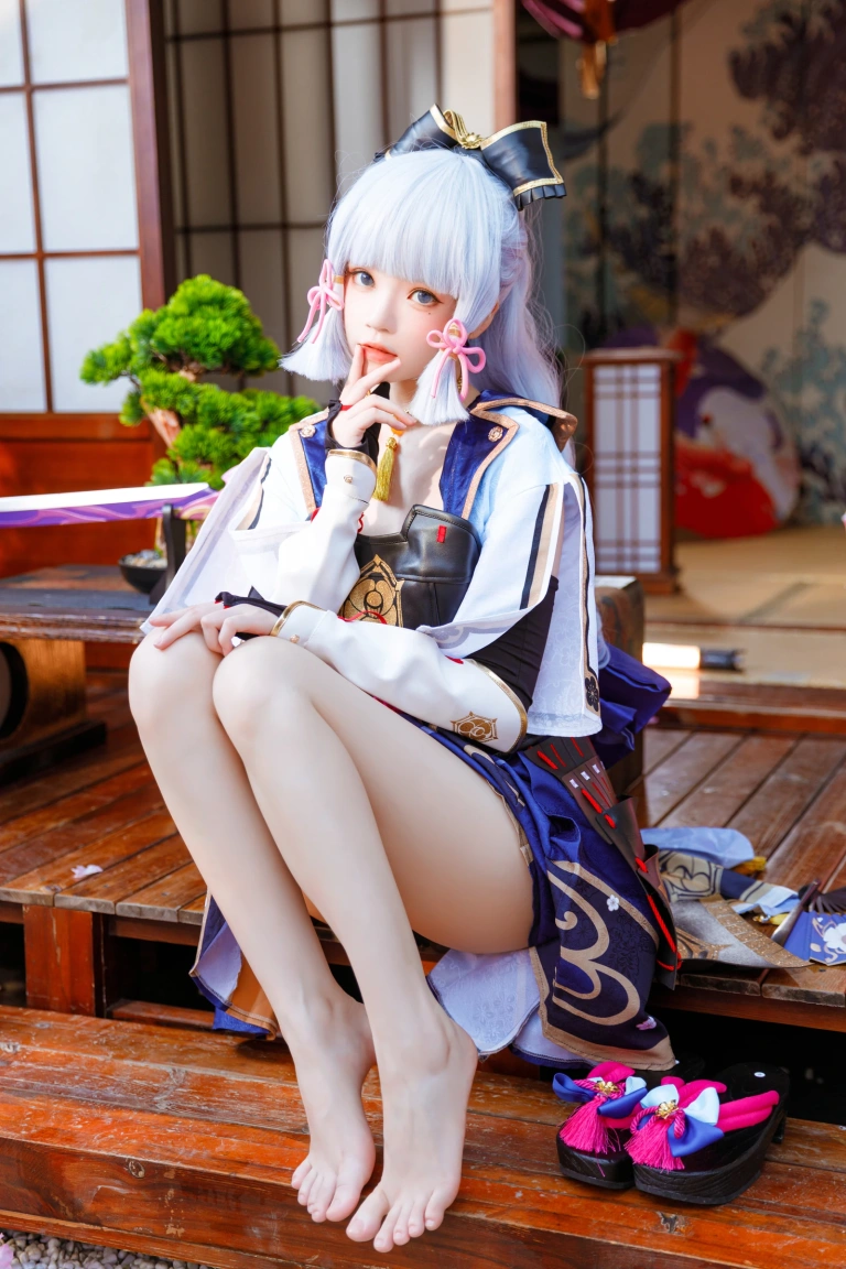 《神里绫华》｜桜桃喵 · 34张写真