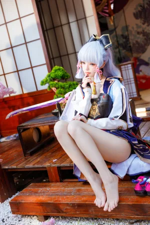 《神里绫华》｜桜桃喵 · 34张写真