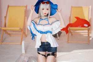 《斯卡蒂泳装》｜面饼仙儿 · 18张写真