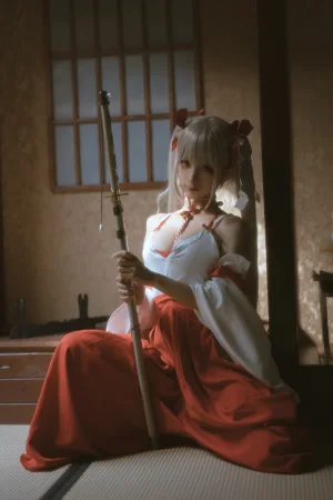 《可畏 巫女》｜蠢沫沫 · 55张写真