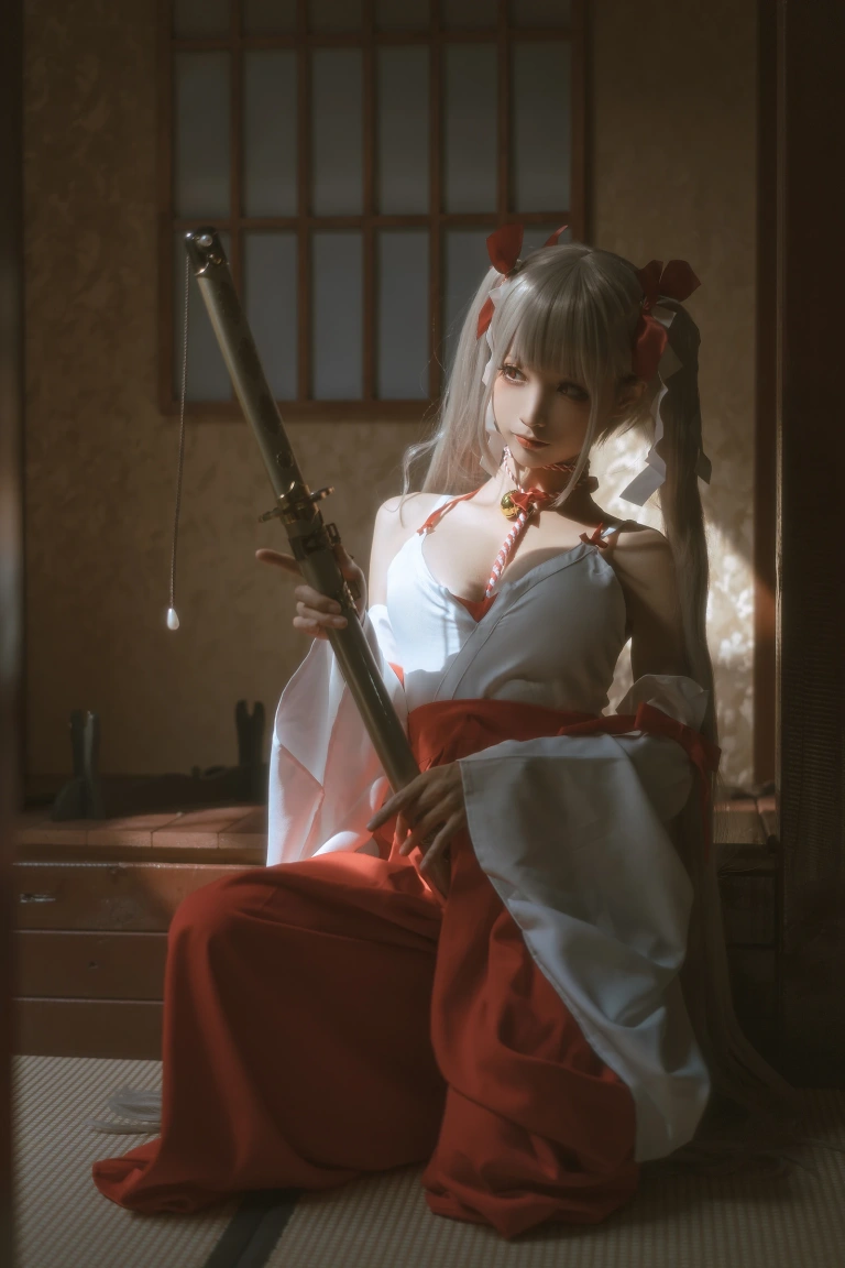 《可畏 巫女》｜蠢沫沫 · 55张写真