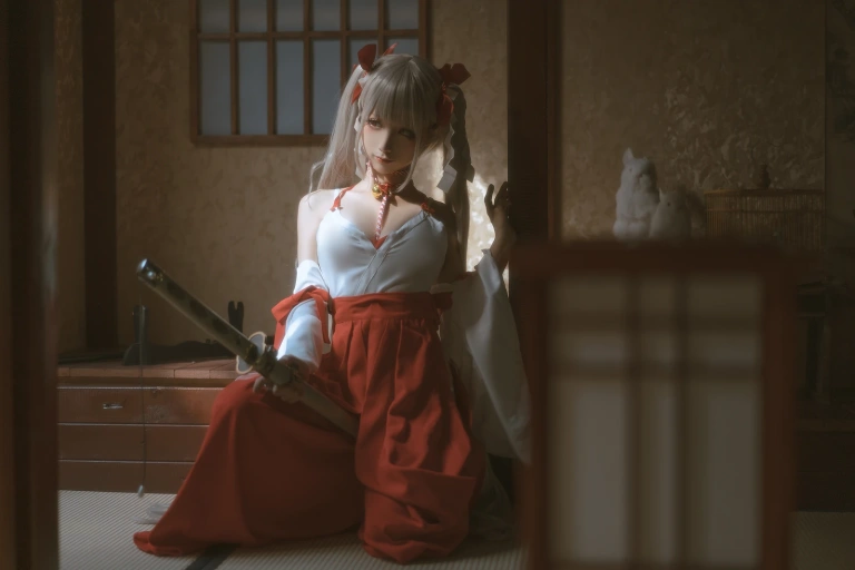 《可畏 巫女》｜蠢沫沫 · 55张写真