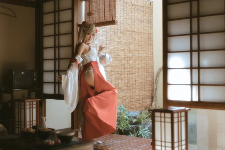 《可畏 巫女》｜蠢沫沫 · 55张写真