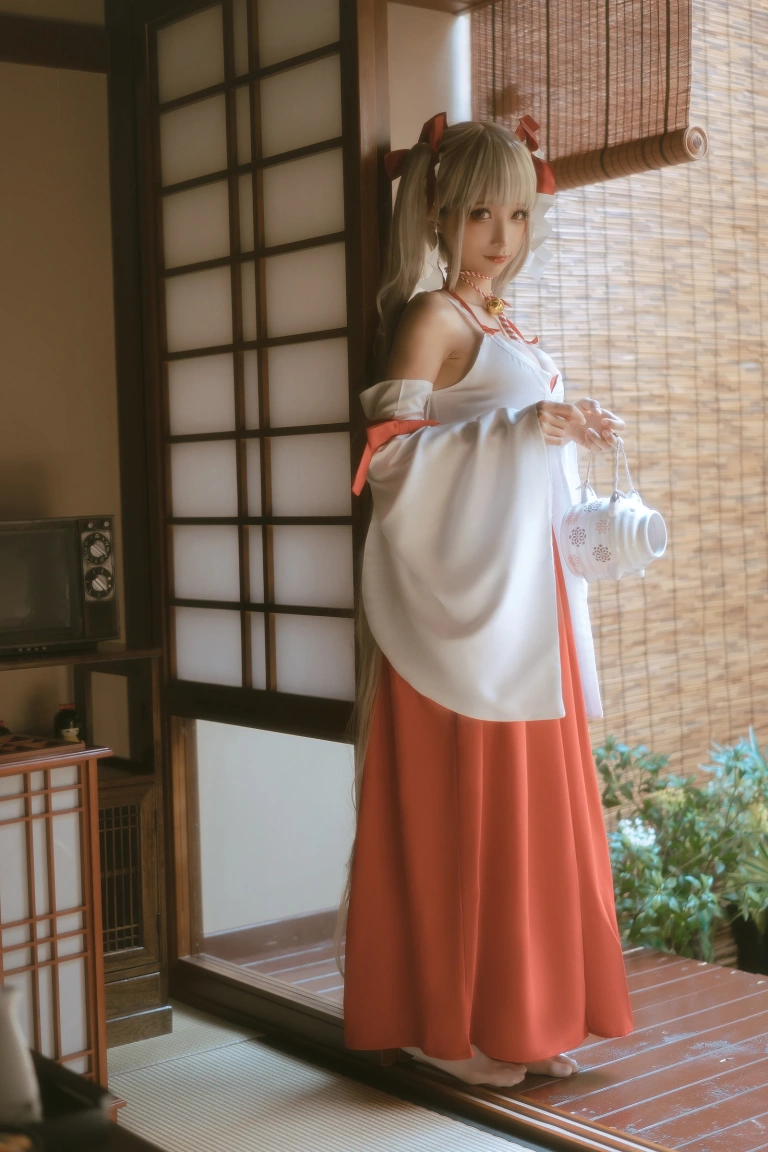 《可畏 巫女》｜蠢沫沫 · 55张写真