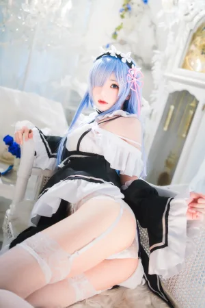 《长发蕾姆01》｜桜桃喵 · 45张写真