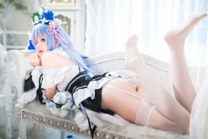 《长发蕾姆02》｜桜桃喵 · 44张写真