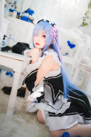 《长发蕾姆02》｜桜桃喵 · 44张写真