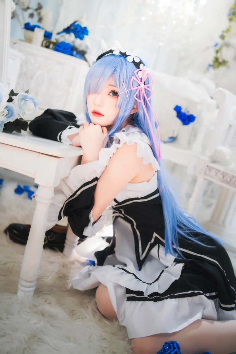 《长发蕾姆02》｜桜桃喵 · 44张写真