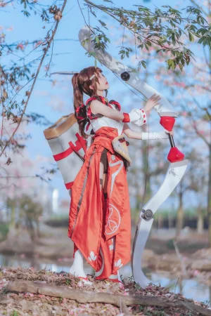 《花见巫女》｜桜桃喵 · 32张写真