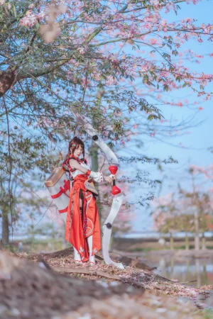 《花见巫女》｜桜桃喵 · 32张写真