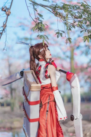 《花见巫女》｜桜桃喵 · 32张写真