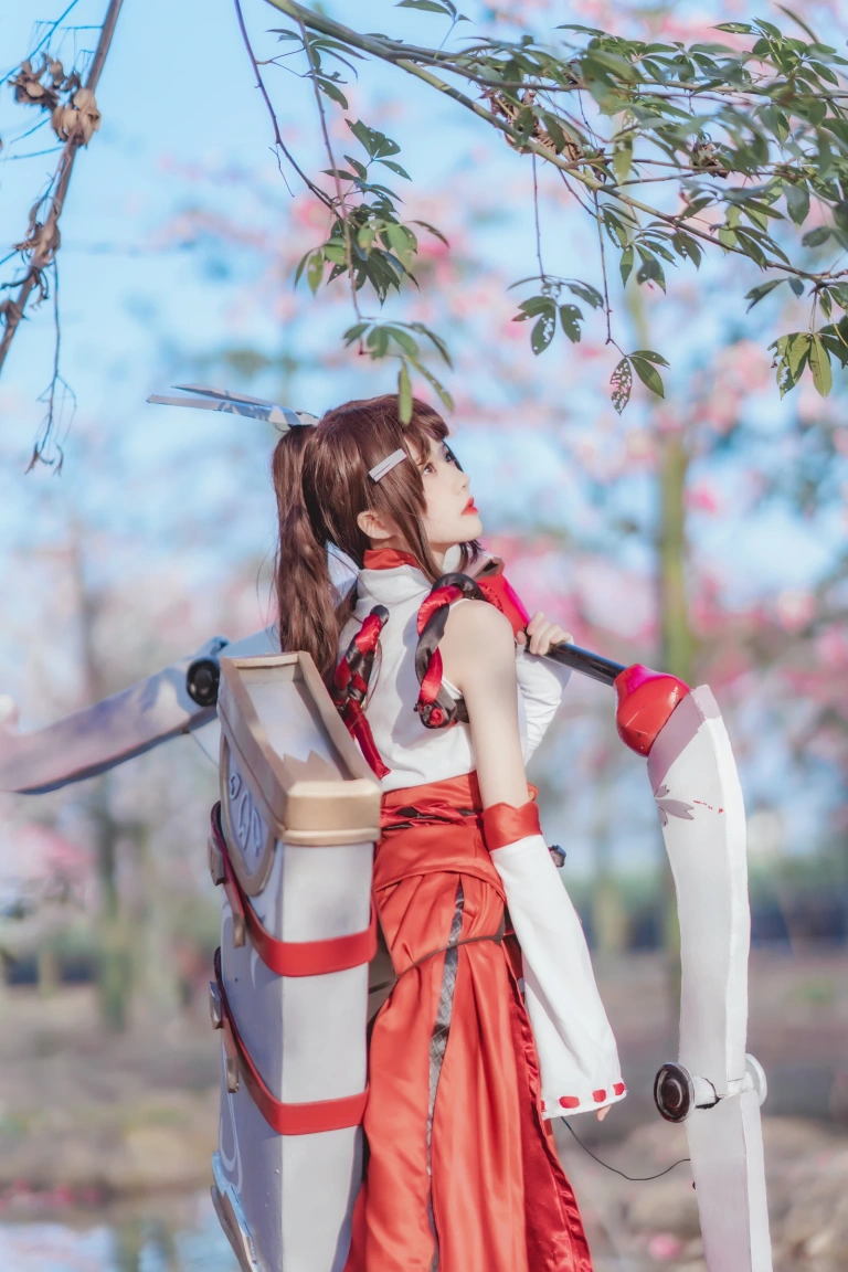 《花见巫女》｜桜桃喵 · 32张写真