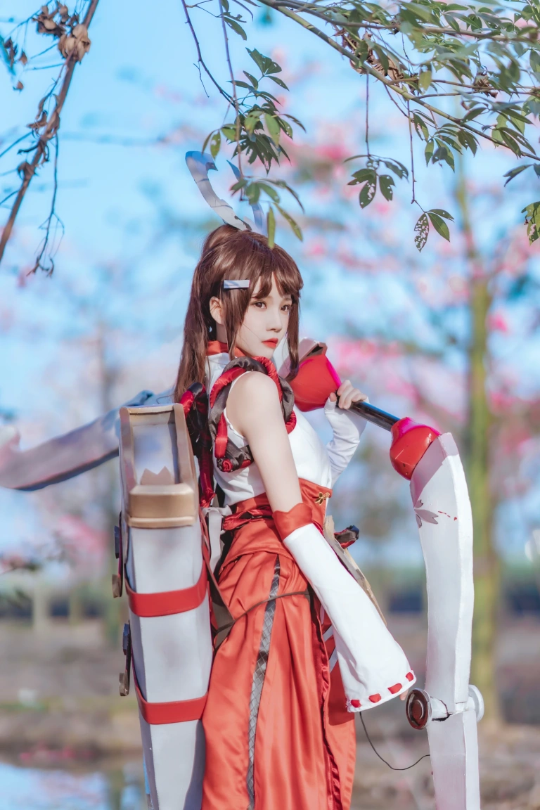 《花见巫女》｜桜桃喵 · 32张写真