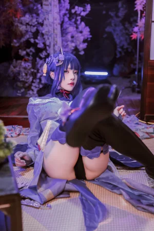 《雷电将军+花絮视频》｜桜桃喵 · 51张写真、1 个视频