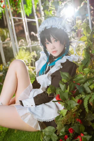 《温迪女仆+花絮视频》｜桜桃喵 · 26张写真、1 个视频