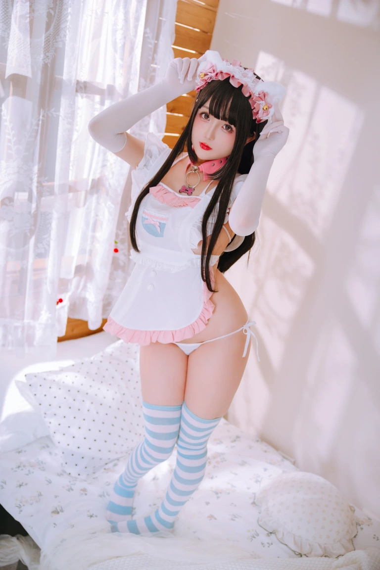 《2024.2月月刊 兔尾女仆》｜日奈娇(椎名莜) · 121张写真